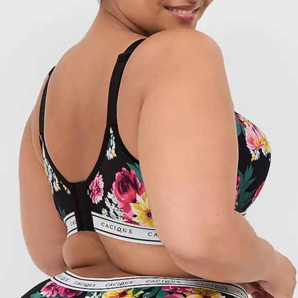 Cacique Cotton Lightly Lined No Wire Scoop - Picture 4 of 8